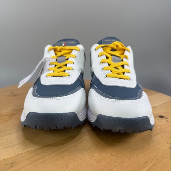 Duca Del Cosma Pagani Golf Shoes Mens Size 7.5-8 (41) Blue White Yellow NEW $239 - Picture 2 of 9